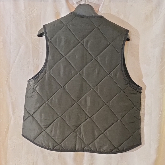 Men's black insulated vest - Picture 3 of 3